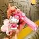 thumbnail image 1 of LLavero de muñeca de dibujos animados Dickmon Baimao Sanrio Sakura serie bolsa de coche colgante Anime Kuromi Melody Cinnamoroll pompón Purin llaveros, 1 of 4