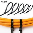 thumbnail image 6 of RANMEI 100Pcs 150-350Mm Self-Locking Plastic Nylon Cable Tie Fastening For Ring Cable Strap, 6 of 7