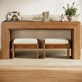 thumbnail image 5 of Entryway Bench with Removable Cushion, Upholstered Shoe Bench, 5 of 7