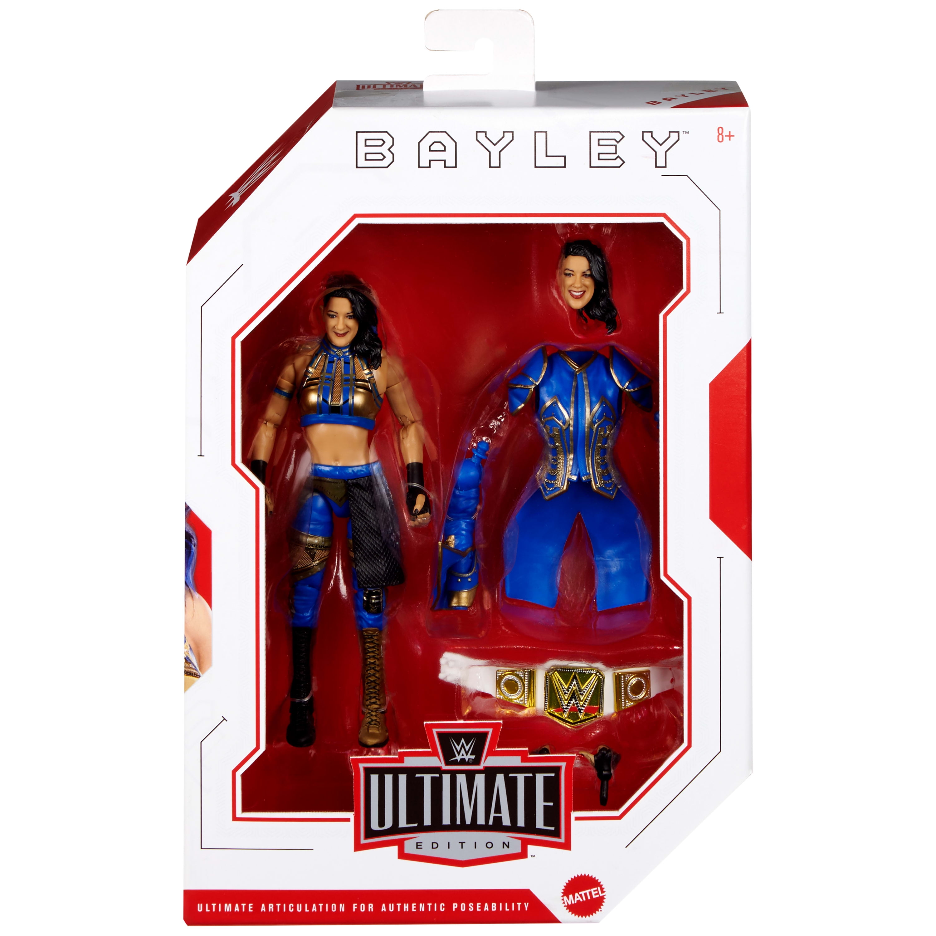 WWE Ultimate Edition Bayley Action Figure & Accessories Set, 6-inch Collectible Superstar
