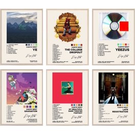 6 Affiches Toile The Weeknd Et Taylor Swift - 20x25cm - Déco Murale Album Sans Cadre
