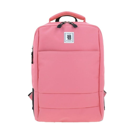 Mochila grande 1818 para mujer WYNN Rosa con Porta Laptop de hasta 15.