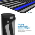 thumbnail image 5 of Distressed Police Style Flag Mousepad Non-Slip Rubber Base Mouse Mat For Office Home 11.8×9.8inches, 5 of 7