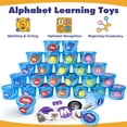 thumbnail image 2 of Clasificadores Alphabet Learning Toys Joyreal ABC con tarjetas didácticas, 2 of 7