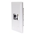 thumbnail image 2 of Placa 1 Modulo Alpha Plástico Plata 12X8.1X2 Cm, 2 of 3