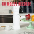 thumbnail image 6 of PREMIUS Rechargeable Cordless Hawaiian Shaved Ice Maker, Snow Cone Machine, White, 6 of 9