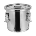 thumbnail image 1 of 1 Pce Marmite en Acier Inoxydable Grande Capacité Pot à Soupe Seau Polyvalent (9L), 1 of 4