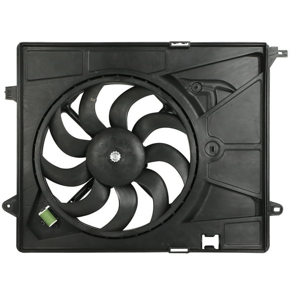 SCITOO Engine Radiator Condenser Cooling Fan Assembly Compatible with 2014-2020 for Chevrolet for Trax 1.4L, OE Number: 623590 621576