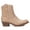 Beige/Khaki, variant on Women's Suede Italian Western Boots By XTI 142039