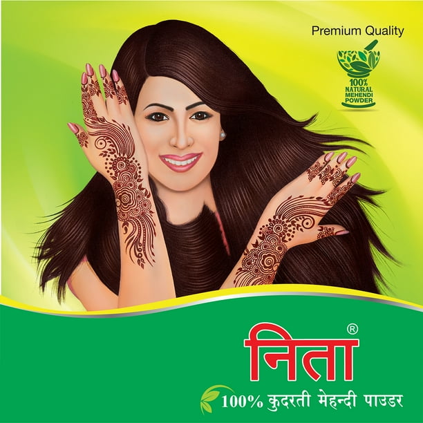 HENNA 100%ナチュラル５００g Neeta 100% Natural Mehendi Powder Premium Quality Pure Henna