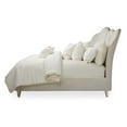 thumbnail image 3 of Michael Amini Villa Cherie Cal. King Channel Tufted Velvet Bed - Caramel, 3 of 6