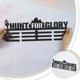 thumbnail image 3 of Hunt for Glory Medal Holder Display Torches Medal Hanger Iron Medal Hook for Competition Medal Display Award Holder for Wall Display Wall Hanging 40x15 cm Black, 3 of 7