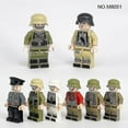 thumbnail image 3 of 8pcs Military Soldier Dolls Assembling Building Blocks Toys, 3 of 5