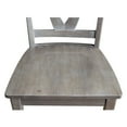 thumbnail image 3 of International Concepts Cosmo Dining Chair in Gray Taupe (Set of 2), 3 of 7