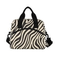 thumbnail image 6 of FORMRS Reusable Lunch Bag for Work School Leakproof Insulated Cooler with Adjustable Shoulder Strap, Black Lines, 6 of 6