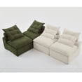 thumbnail image 4 of Corduroy Modular Sofa, 4 Seats, No Armrests, DIY / Ideal for Creating Reading Nooks, 4 of 5