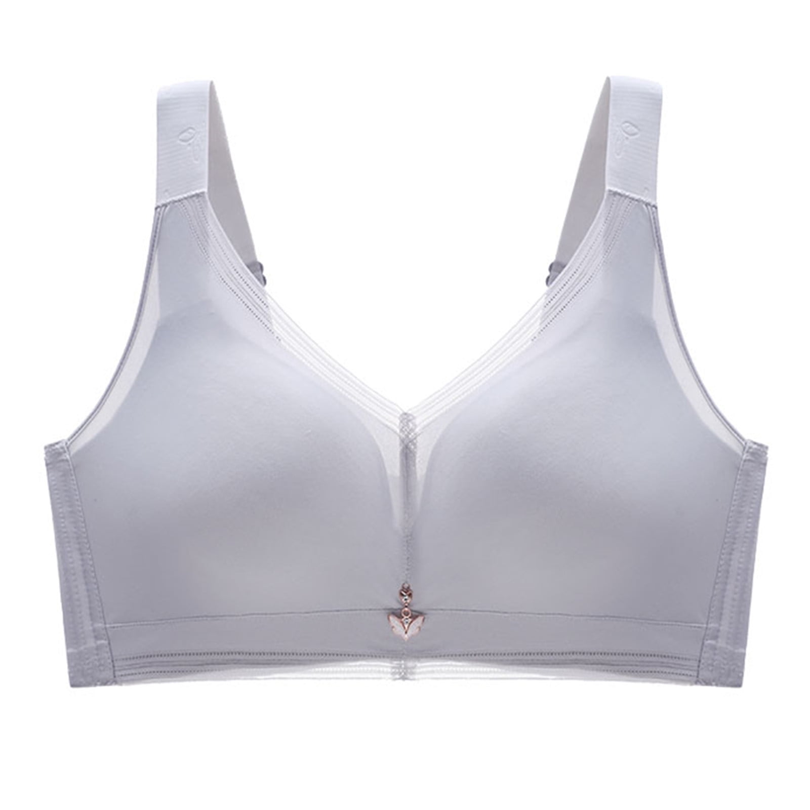 CAICJ98 Lingerie for Women Plus Size and Underwear 3PC Wide Detachable Lace  Bottom Bra Vest Shoulder Cup Straps Women D,34/75C 