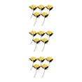 thumbnail image 1 of Ramo artificial Inteprter 5 piezas decoración del hogar aspecto realista Amarillo, 1 of 6