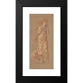 thumbnail image 2 of Elihu Vedder 8x14 Black Modern Framed Museum Art Print Titled - Study for ‘Greek Girls Bathing’ (Recto) (C. 1872), 2 of 5
