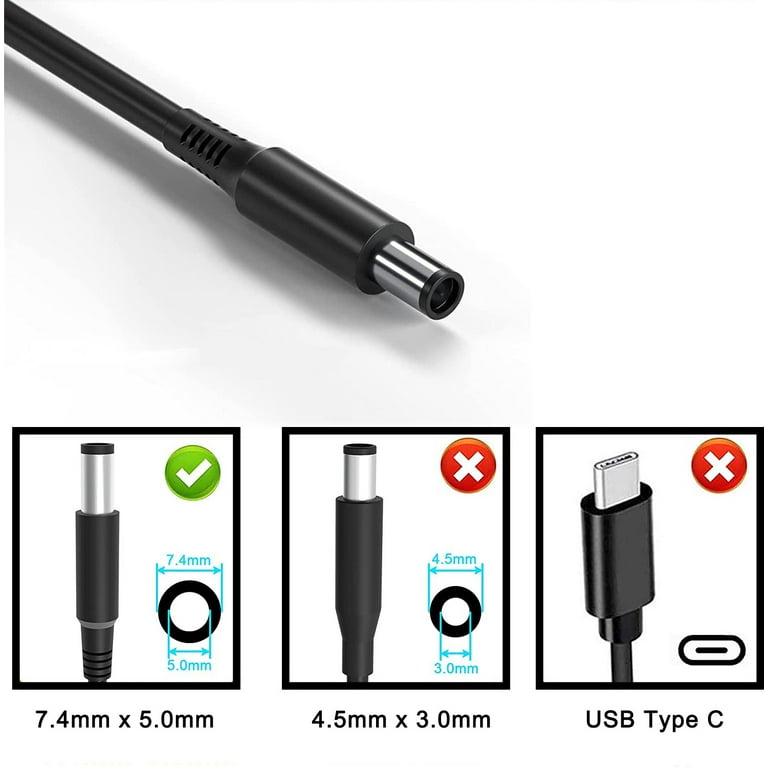 180W Laptop Charger for Dell G3 3579 3779 G5 5587 5590 G7 7588