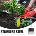 thumbnail image 2 of WASHWEPE Fournitures de Jardin Pelle en Acier Inoxydable Outil de Jardinage Multi 1Pcs, 2 of 8