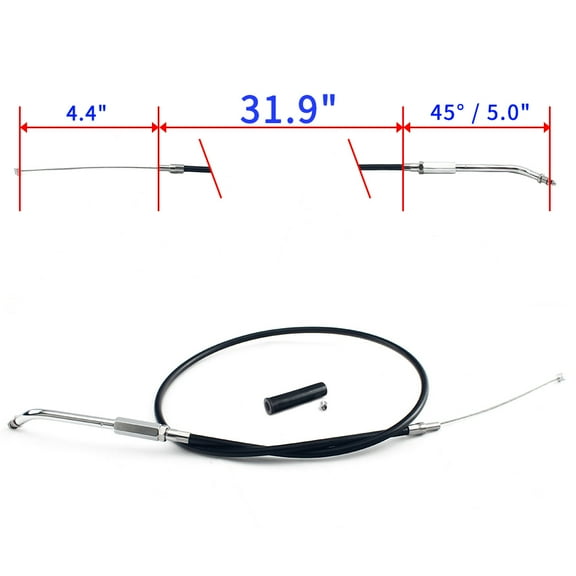 PVC Throttle Cable 56308‑86 for Harley Sportster XLH883 XLH1100 Hugger Deluxe 86 87