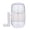 White, variant on Manual Nut Grinder, Portable Nut Chopper Hand Crank for All Nuts Walnut Pecans, Food Chopper Garlic Cutter Hand Held Food Shredder Cutter Mincer Blender Kitchen Tool(Grey)