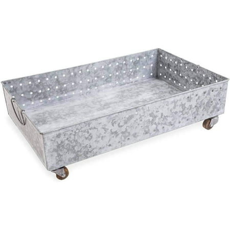 Hole Punched Galvanized Steel Rolling Boot Tray