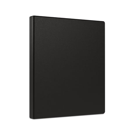 Staples Simply 0.5-Inch Round 3-Ring Binder, Black