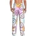 thumbnail image 3 of Fotbe Donuts and Coffee Men's Pajama Pants,Sleepwear Pants,Pj Bottoms Drawstring And Pockets-Small, 3 of 9