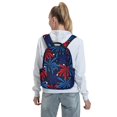 thumbnail image 5 of Yiaed Red White Blue Fireworks Print Lightweight Backpack Travel Backpacks Hiking Daypack for Women Men, 5 of 5