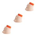 thumbnail image 4 of Bewildely Cepillo de lavandería Cepillo de limpieza de zapatos de silicona de plástico 3 lados Herramienta de limpieza de ropa para el hogar, rosa Type1 NO1 Bewildely CBP168737, 4 of 6