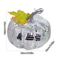 thumbnail image 3 of Konghyp Pumpkin Halloween Party Home Decor, Mirror Glass Pumpkin Ornaments, Photography Props, Unique Light Source for Festive Celebrations, Creative Fall Decoration, 3 of 9