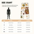 thumbnail image 4 of Lsque Cute Bee Honey Jar Hive Bear Print Women's Pajama Pants, Lounge Pant - Comfortable Home Wear,Elastic Waistband, Stylish Design-X-Large, 4 of 9