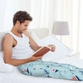 thumbnail image 5 of Sikiie Sailboats Anchors Mens Pajama Pants Sleep & Lounge Pants, PJ Bottoms With elastic waistb and Pockets, 5 of 6