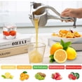 thumbnail image 3 of Exprimidor de limón, exprimidor de cítricos, lima, naranja, exprimidor Manual, exprimidor de jugo Manual, exprimidor de limonada para cóctel Zhivalor YZY385, 3 of 4