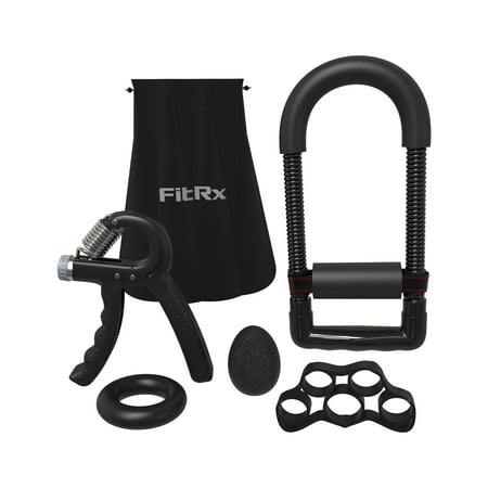 FitRx PowerFlex Hand Strengthening Kit - Grip Strengthen Trainer, 5-Piece Set