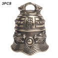 thumbnail image 4 of Feimier Copper Donghuang Bell Head Small Ornament Feng Shui Decorations Keychain Pendant, 4 of 11