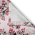 thumbnail image 3 of Ambesonne Floral Kitchen Curtains, Nature Inspired Branches, 55"x39", Rose Ruby Black, 3 of 3