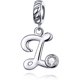 thumbnail image 1 of Abalorio de plata de ley 925 con letras del alfabeto para pulseras y collares europeos, 1 of 4