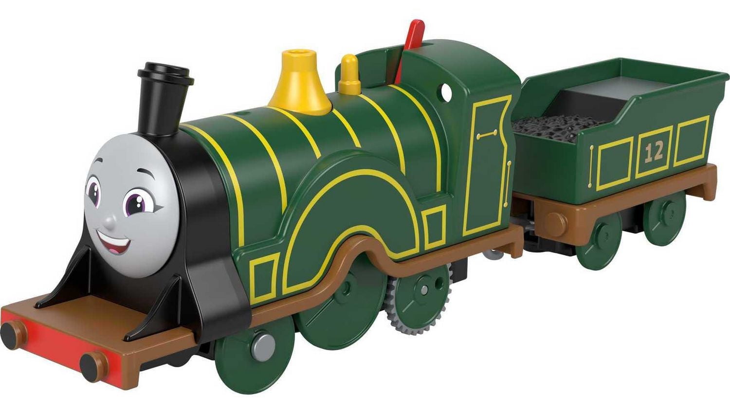 Thomas & Friends Emily Motorized Toy Train Engine with Tender for Preschool Kids