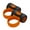 Orange room black, variant on Silicone Drumstick Grips Ergonomic Hand Position Corrector for Drumming Training