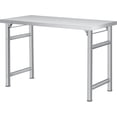 thumbnail image 1 of Qinaqin 36-Inch Stainless Steel Folding Mesa Resistente Portátil Outdoor Camping y Picnic No Assembly Required Perfect para BBQ Party Kitchen Prep, 1 of 7
