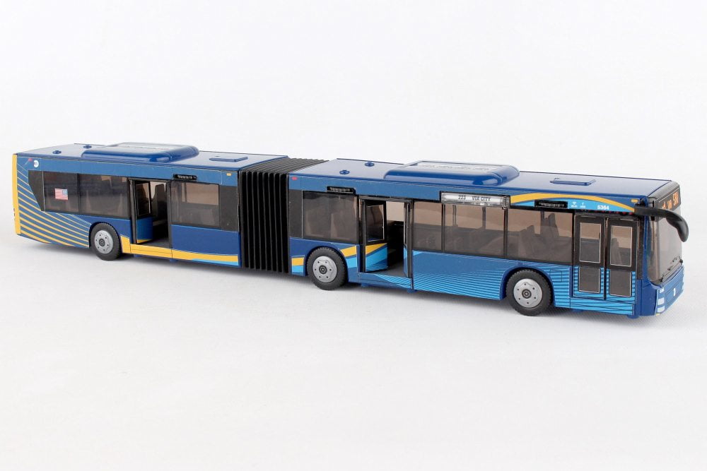 MTA Models Volvo Articulated Bus Toy, 1:43 Scale, Paint MTA Models Volvo Articulated Bus Toy, 1:43 Scale, Paint
