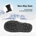 thumbnail image 4 of Dream Pairs Kids Boys Girls Waterproof Mid Calf Snow Boots Outdoor Insulated Winter Warm Duck Boots, 4 of 6