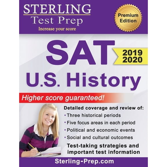 Pre-Owned Sterling Test Prep SAT U.S. History: SAT Subject Test Complete Content Review (Paperback) 1947556398 9781947556393