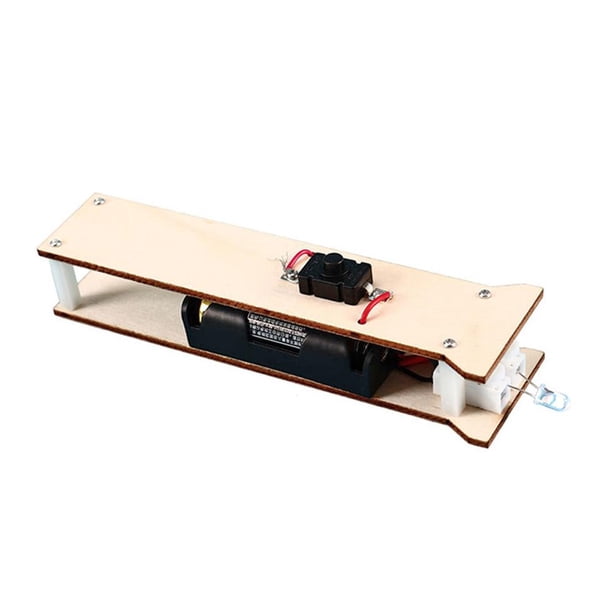 Novedad DIY linterna juguetes de madera Kit creativo niños aprendizaje educativo física ciencia proyecto ensamblar artesanía JShteea El nuevo