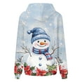 thumbnail image 7 of Womens Christmas Graphic Hoodies Plus Size Hoodies with Pocket Loose Buttoned Long Sleeve Sweatshirt Tops, 7 of 7