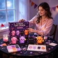 thumbnail image 3 of AURIGATE Glow in Dark DIY Bead Kit, 7.87x4.72 inch Luminous Spirit Crafts Set for Jewelry Making Halloween Gift Activity, 3 of 5