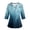 Blue, variant on Scrubs for Women 3/4 Sleeve V Neck Top Nursing with Pocket Dressy Casual Nursing Uniforms